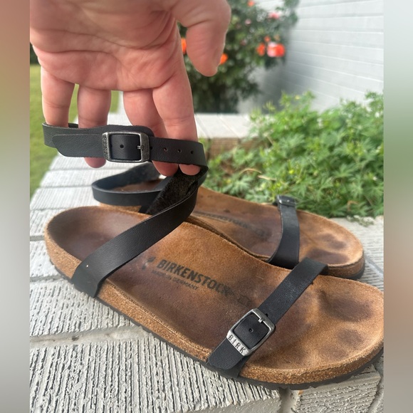 Birkenstock Dalao Black Ankle Strap Sandals 8.5 / 39 - Picture 2 of 9